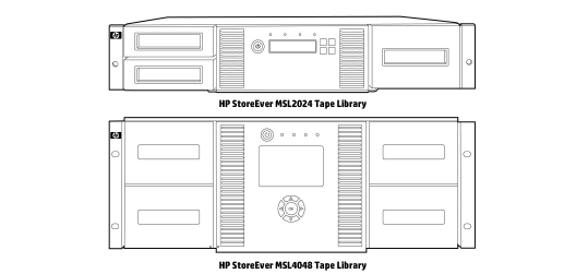 HP StoreEver MSL4048 Tape Library